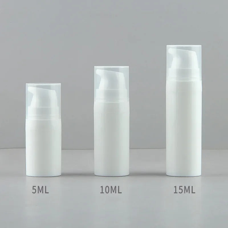 Airless Pump Lotion Bottle 5–25ml | Refillable Travel Container