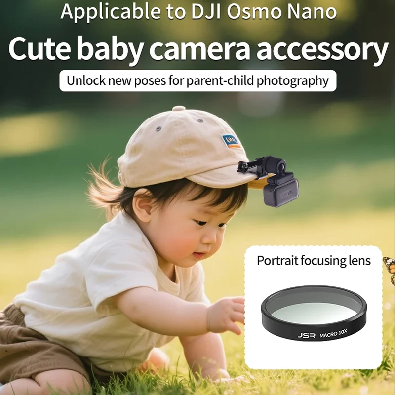 DJI OSMO Nano 10X Macro Lens Clip | Portrait Filter Accessory