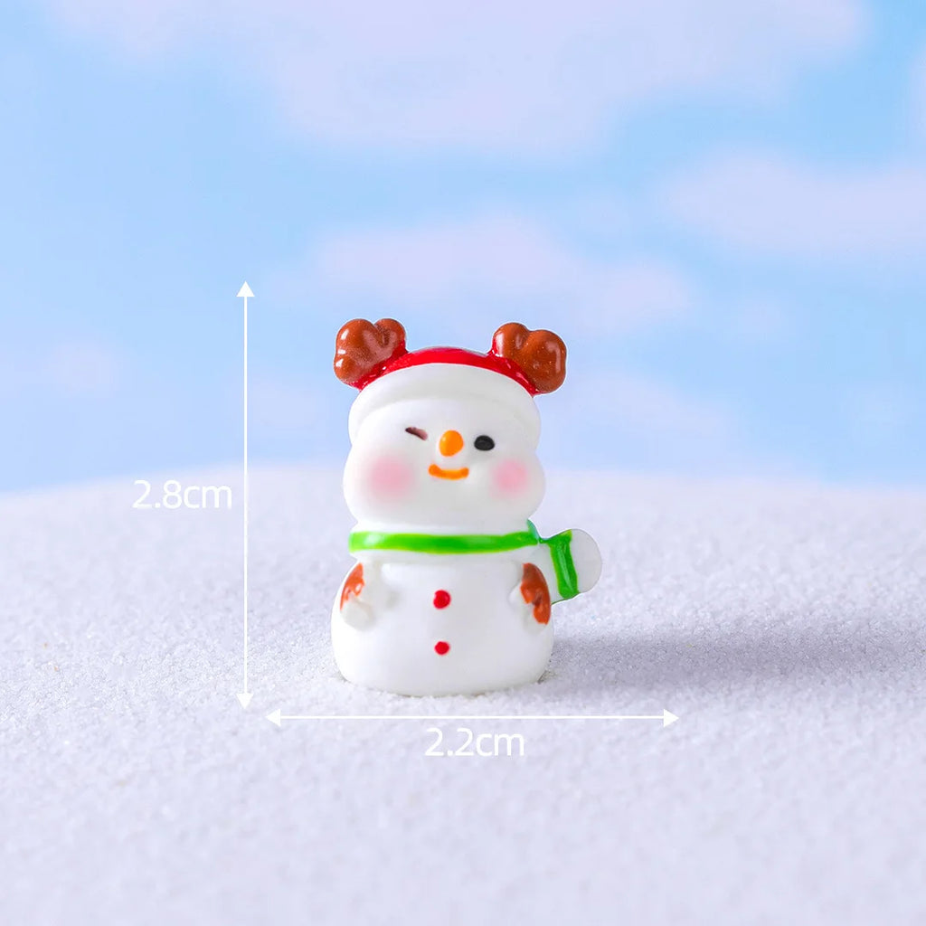 Christmas Resin Figurine Ornament – Santa, Snowman & Bear