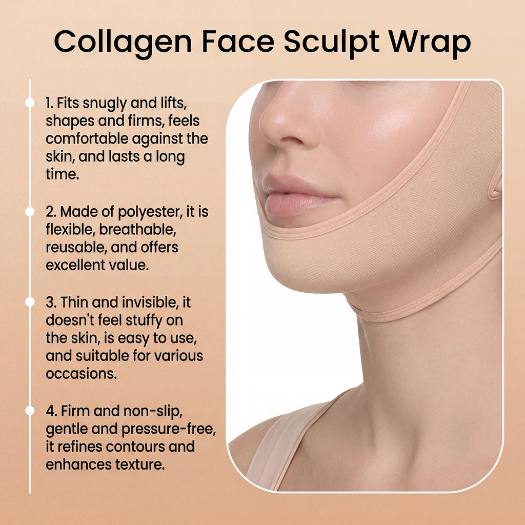 V-Shape Face Slimming Strap | Adjustable Jawline Sculptor