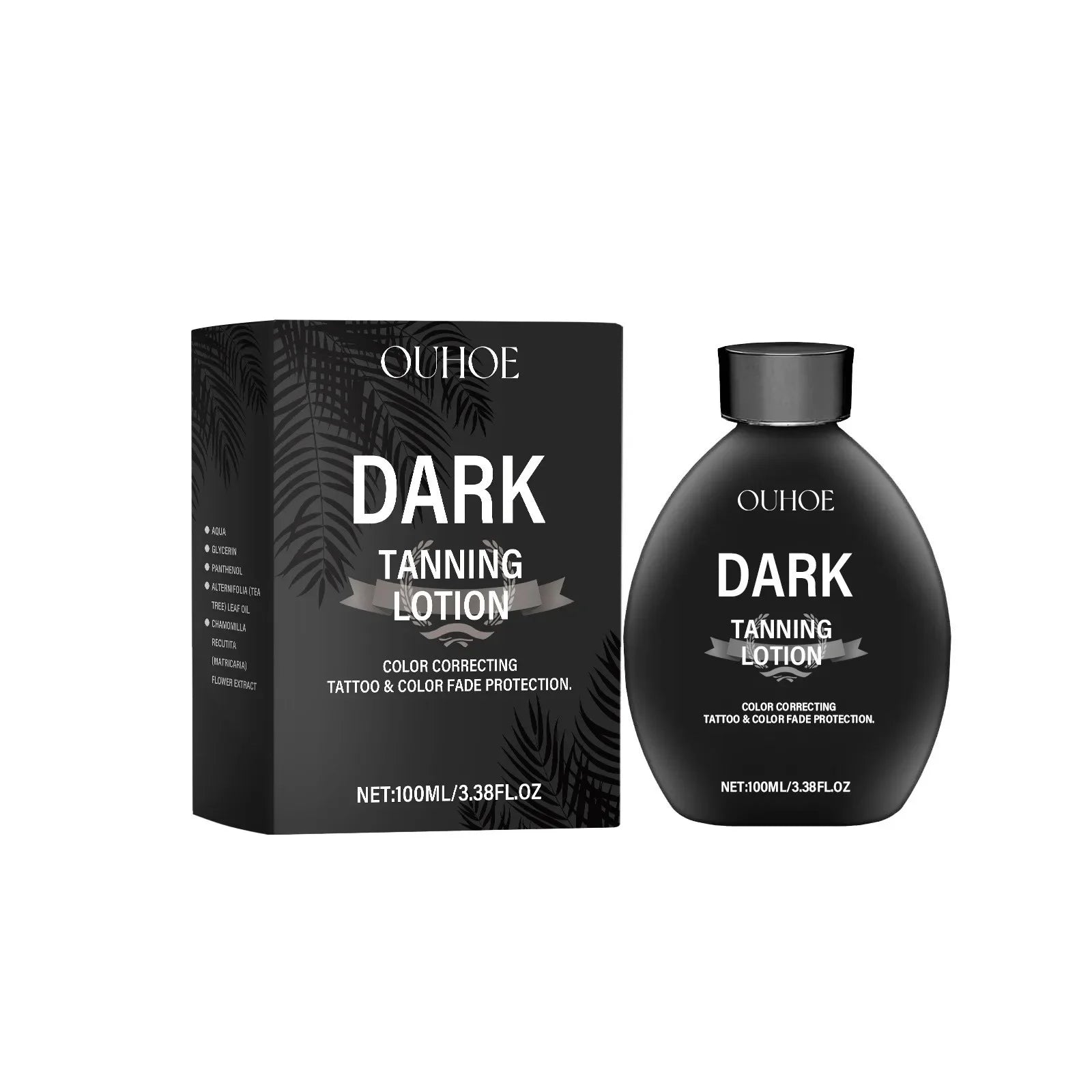 Self Tanning Lotion Long Lasting Bronzer Dark Wheat Sunless Tanner For Face Body Solarium Moisturizing Nourish Fake Tan Cream Oasis Select 100ml Boxed