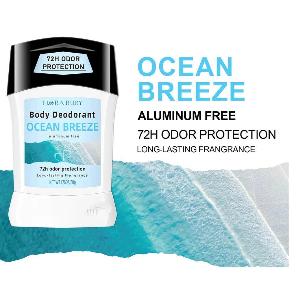 Men's Deodorant Stick, Sweat Resistant, Long-Lasting, Dry, Fragrant, Removes Underarm Odor, Refreshing Stick Oasis Select OCEAN BREEZE
