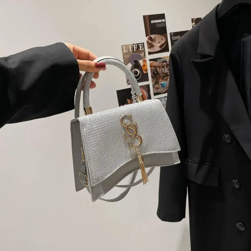 Sparkly Rhinestone Evening Bag Luxury Shoulder Purse for Women Formal Occasion Banquet Prom Accessory Oasis Select A4