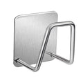 2pcS Stainless Steel Sink Sponge Rack For Sponge Steel Wire Ball Draining Paste The Inner Wall Of The Sink Kitchen Supplies Oasis Select Sliver 1PCS