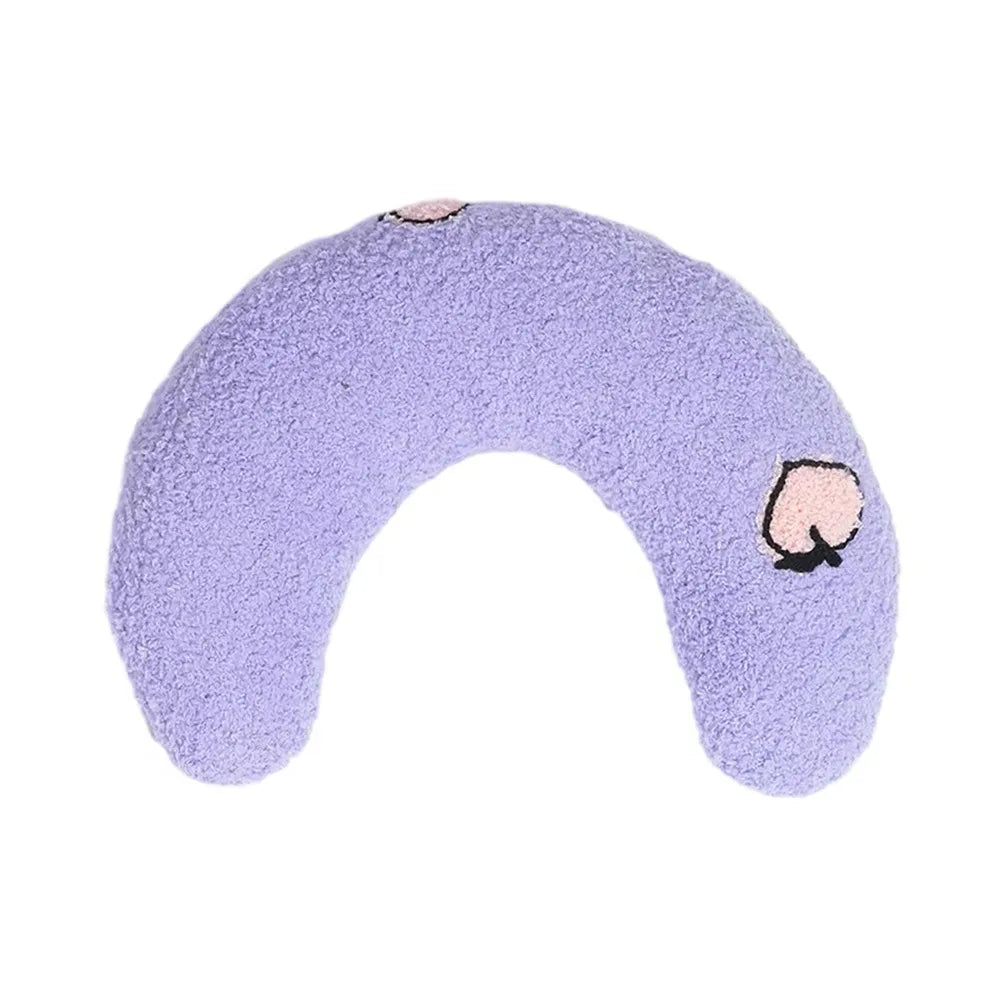 1Pcs Durable U-Shaped Cats Little Pillow Dog Sleeping Fair Neck Protector Deep Sleep Kitten Headrest for Cats Puppy Oasis Select Style 3