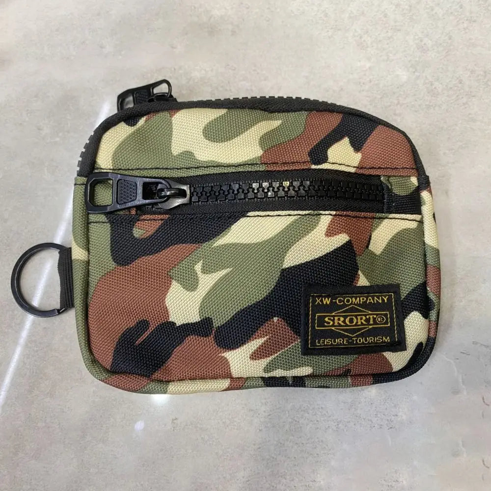 Fashion Canvas Coin Purse Card Holder Solid Color Storage Bag Zipper Earphone Bag Boy Oasis Select multicolor