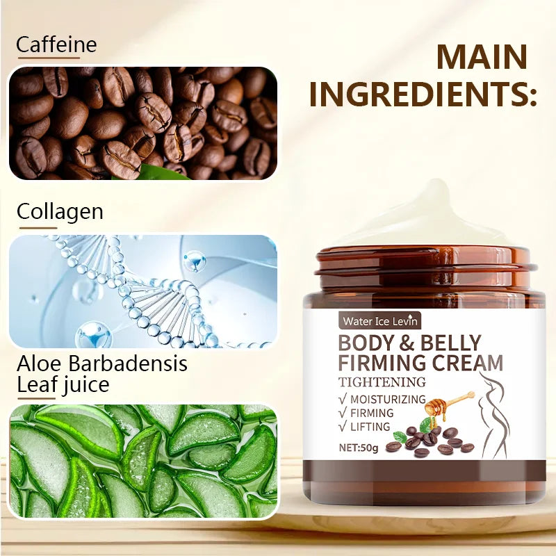 Abdominal Firming Cream 60g – Hyaluronic Acid & Aloe Body Firming Cream Oasis Select