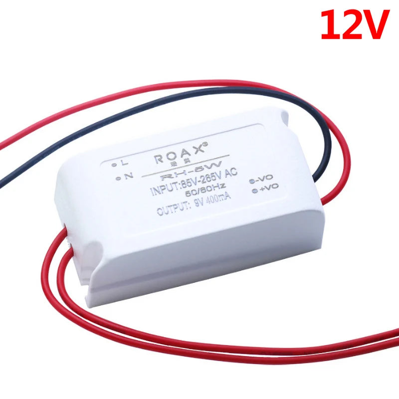 AC-DC Power Supply Module AC 1A 5W 220V to DC 3V 5V 9V 12V 15V 24V Mini Convert Oasis Select 12V