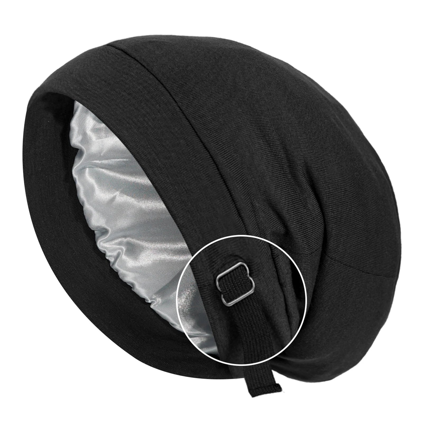 Satin Sleep Bonnet – Adjustable Hair Cap for Women