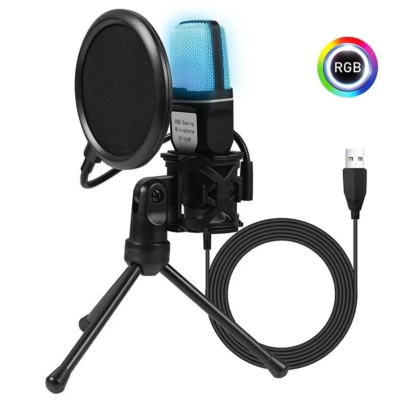 AyeBeau USB Condenser Microphone Kit – Streaming & Gaming