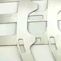 2Pcs Stainless Steel Front Bumper Seam Adjustment Brackets For 2013 2017 Golf 7 Auto Repair Modification Oasis Select Default Title