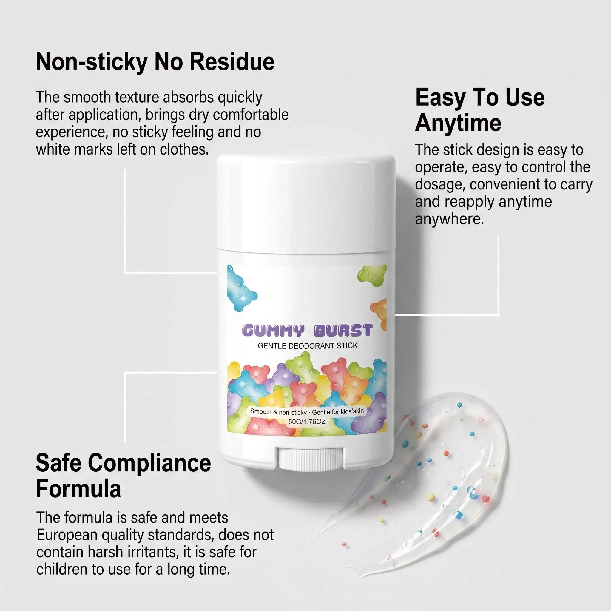 Natural Deodorant for Kids & Teens – 24-Hr Odor Control