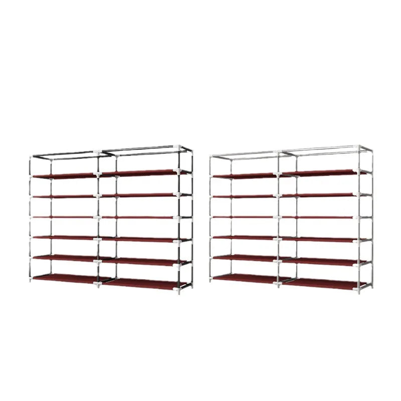 Multi-functional Foreign trade simple household shoe storage rack large space dustproof simple shoe rack Durable Oasis Select