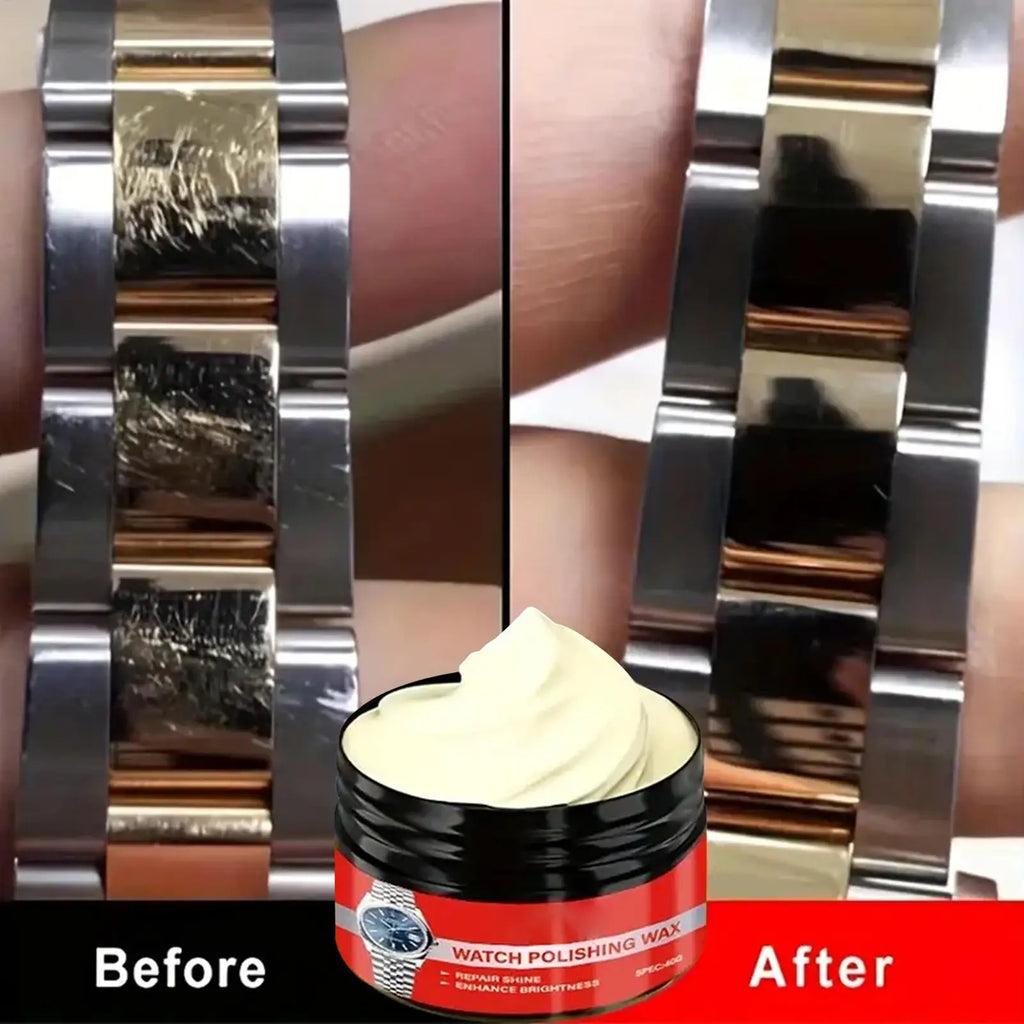 Watch Crystal Polishing Kit Scratch Removal with Sponge Strap and Screen Scratch Repair for Restores Gloss Glass Brass Stainless Oasis Select