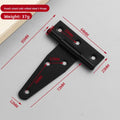 Heavy Duty T-Shape Door Hinges 3" 4" 6" | Rustproof Iron