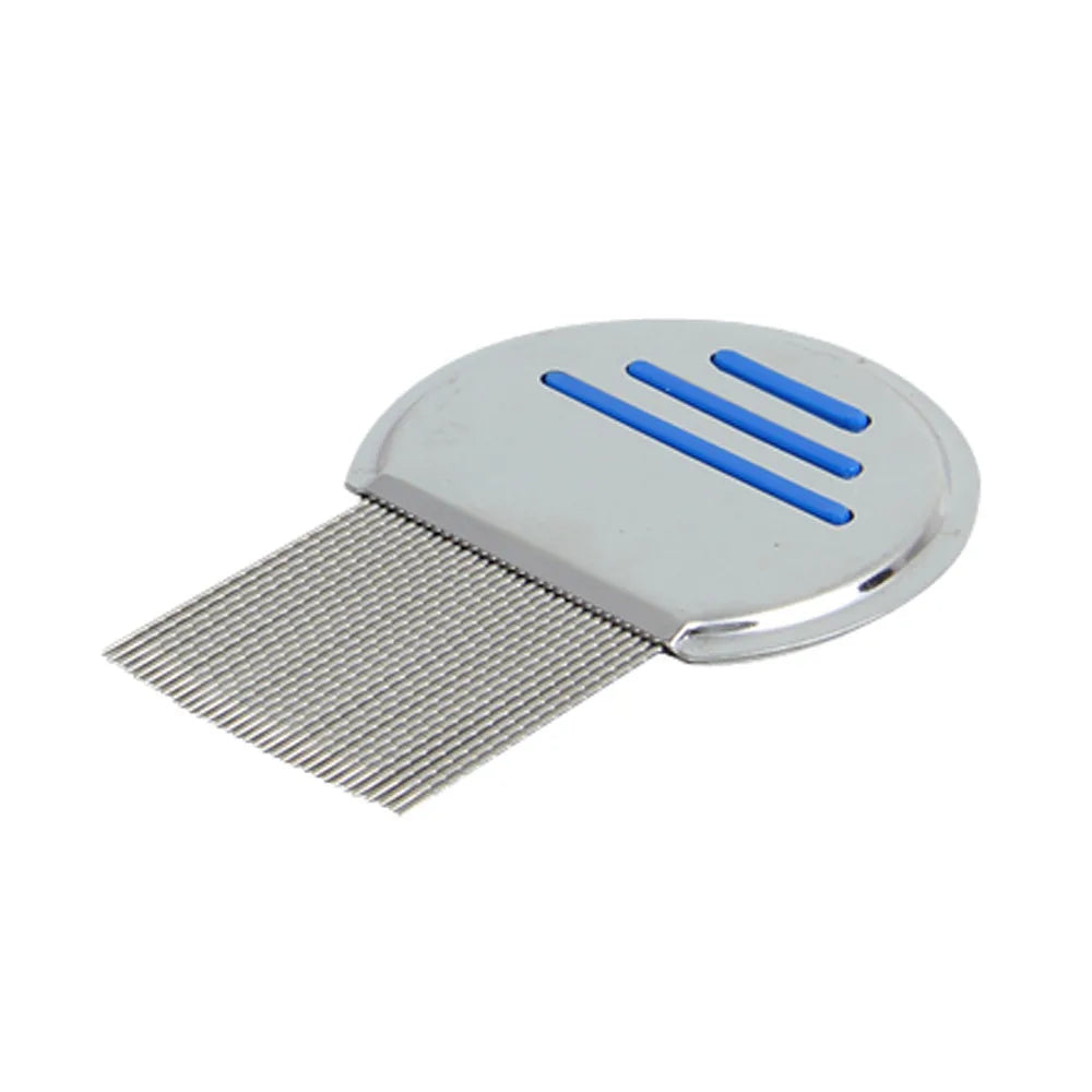 1pcs High Quality Terminator Lice Comb Nit Free Kids Hair Rid Headlice Stainless Steel Metal Teeth Remove Nit Brush Free Ship Oasis Select