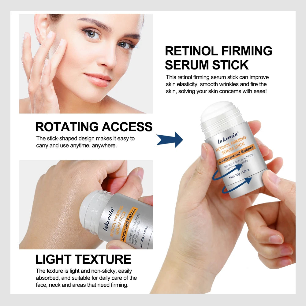 Retinol Eye Lifting Firming Cream Stick Dark Circles Firming Skin Instant Eye Repair Serum Stick For Women Eyes Care Product Oasis Select