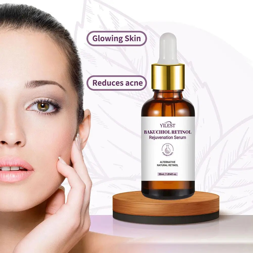 1/2PCS Bakuchiol Retinol Rejuvenation Serum For Face Minimize Wrinkles Retinol & Vitamin Face Serum Skin Firming Skin Care Oasis Select