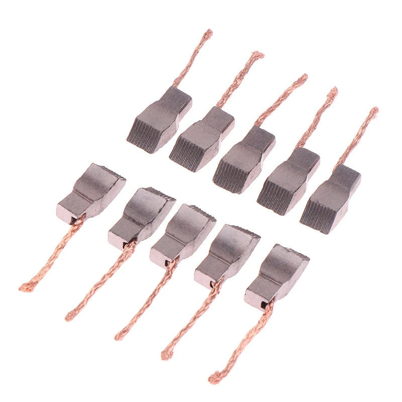 Bundle of 10 Automotive Fan Motor Brushes, Suits 12V 24V 48V DC Motors Oasis Select