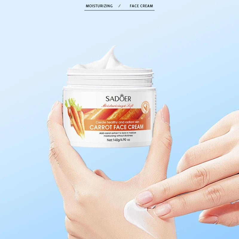 SADOER Carrot Moisturizing Cream with Niacinamide 140g Face Moisturizing Cream Oasis Select