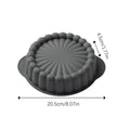 Flower Silicone Mold Round Sunflower Baking Molds Reusable Flower Baking Trays Large Cake Baking Pans for Valentine's Day Oasis Select dot edge