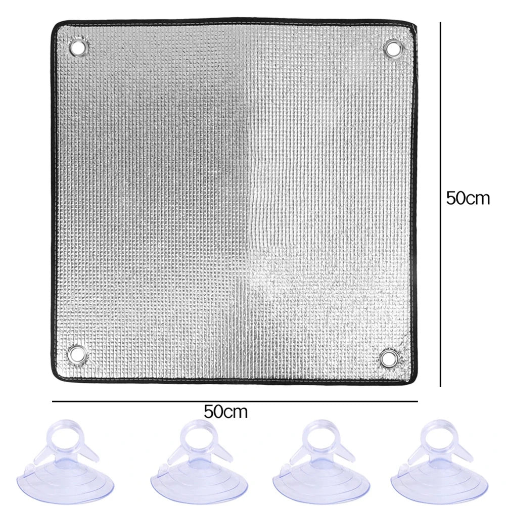 Double-Layer Aluminum Foil Window Sun Shade Insulation Film