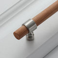 Wood Handles for Furniture Bronze in Cabinet Pulls and Modern Black Kitchen Doors Drawer Kids Gold Adjustable Knobs 128mm 160mm Oasis Select B Bright Silk 192mm