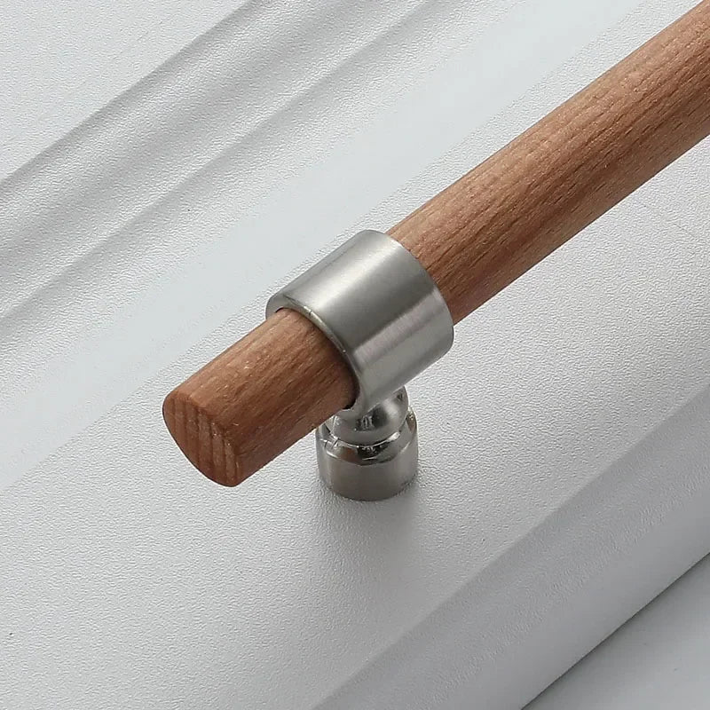 Wood Handles for Furniture Bronze in Cabinet Pulls and Modern Black Kitchen Doors Drawer Kids Gold Adjustable Knobs 128mm 160mm Oasis Select B Bright Silk 192mm