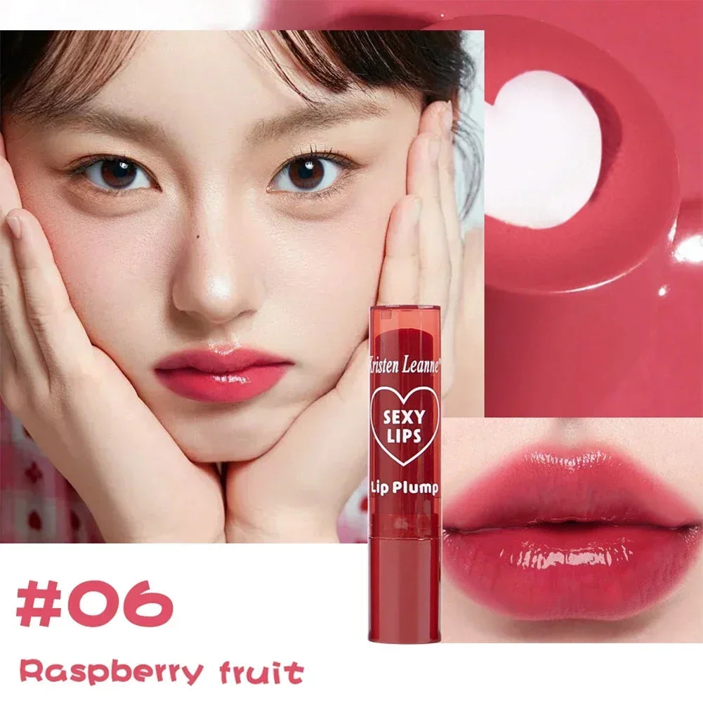 Love Lipstick Colored Moisturizing Lip Balm Nutrition Diluting Lip Line Anti Dry Mirror Lasting Lip Gloss Oil Oasis Select Light green