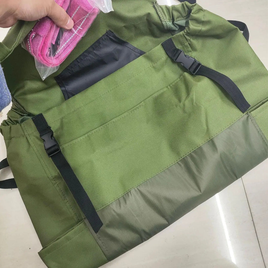 Garden Apron Outdoor Gardening Picking Apron With Large Pockets Harvesting Backpack Apron Durable Tool Storage Bag Picking Bags Oasis Select