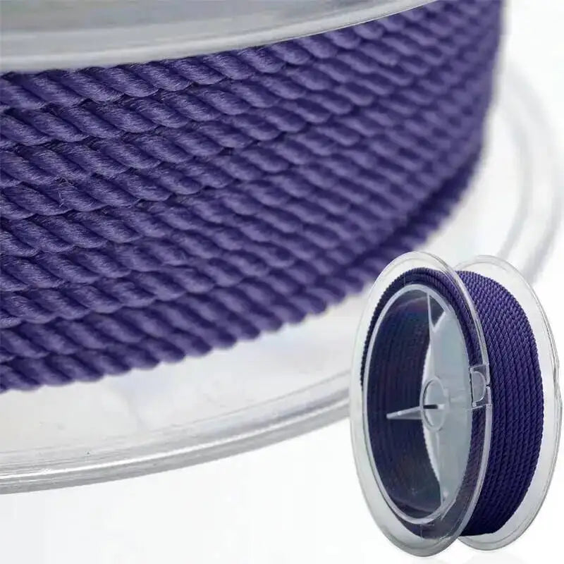 45m Silk Thread Milan Braided Cord DIY Jewelry Accessories Making