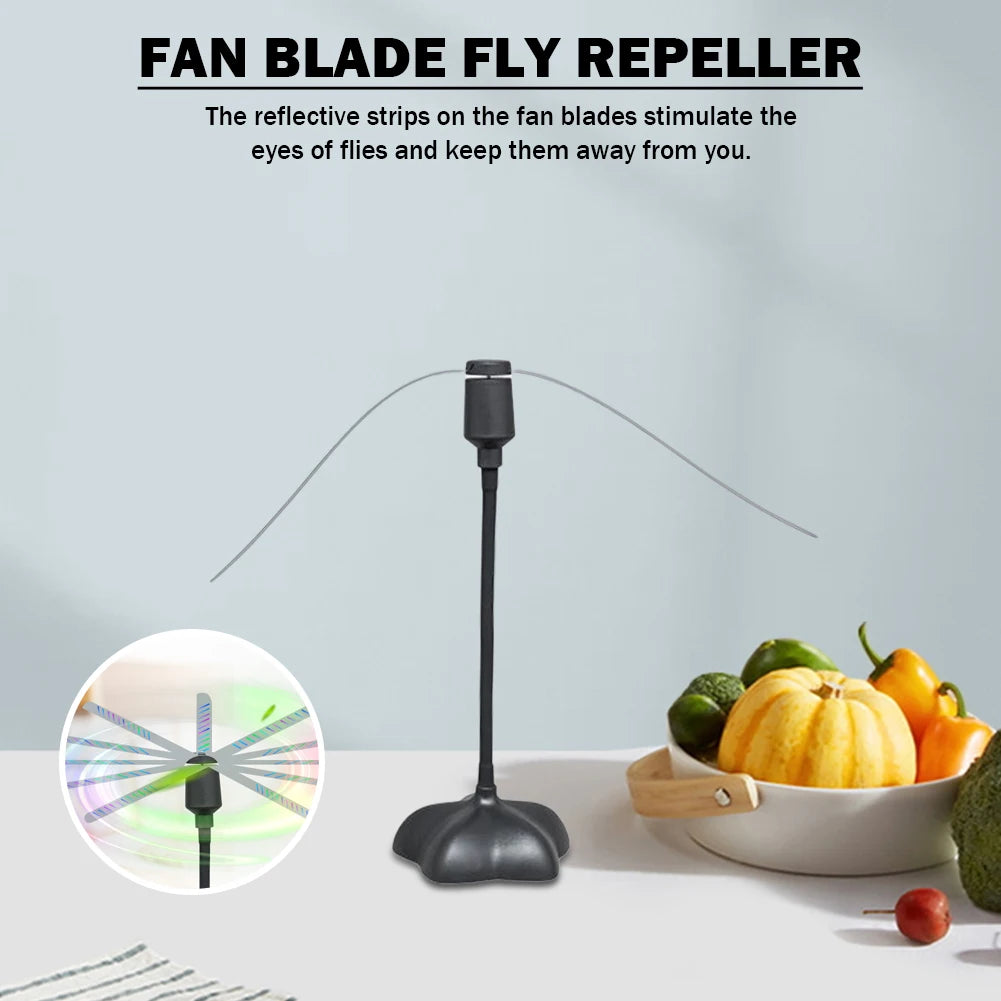 1-3PCS Automatic Pest Control Fan Portable Automatic Fly Catcher Chemical-free Keep Flies Away Battery Powered forOutdoor Indoor Oasis Select