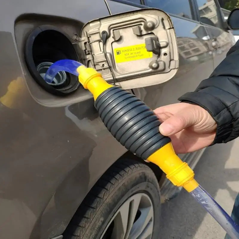 2M Hand Fuel Pump Car Fuel Tank Sucker Oil Transfer Fuel Pump Petrol Diesel Liquid Manual Pump Syphon Fuel Saver ForGas Gasoline Oasis Select