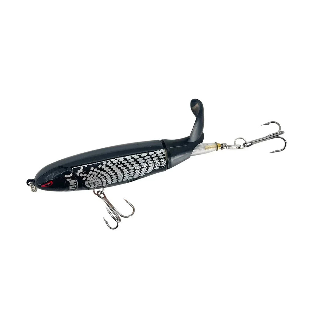 1 4 Topwater Fishing Lure Whopper Popper Artificial Bait Hard Plopper