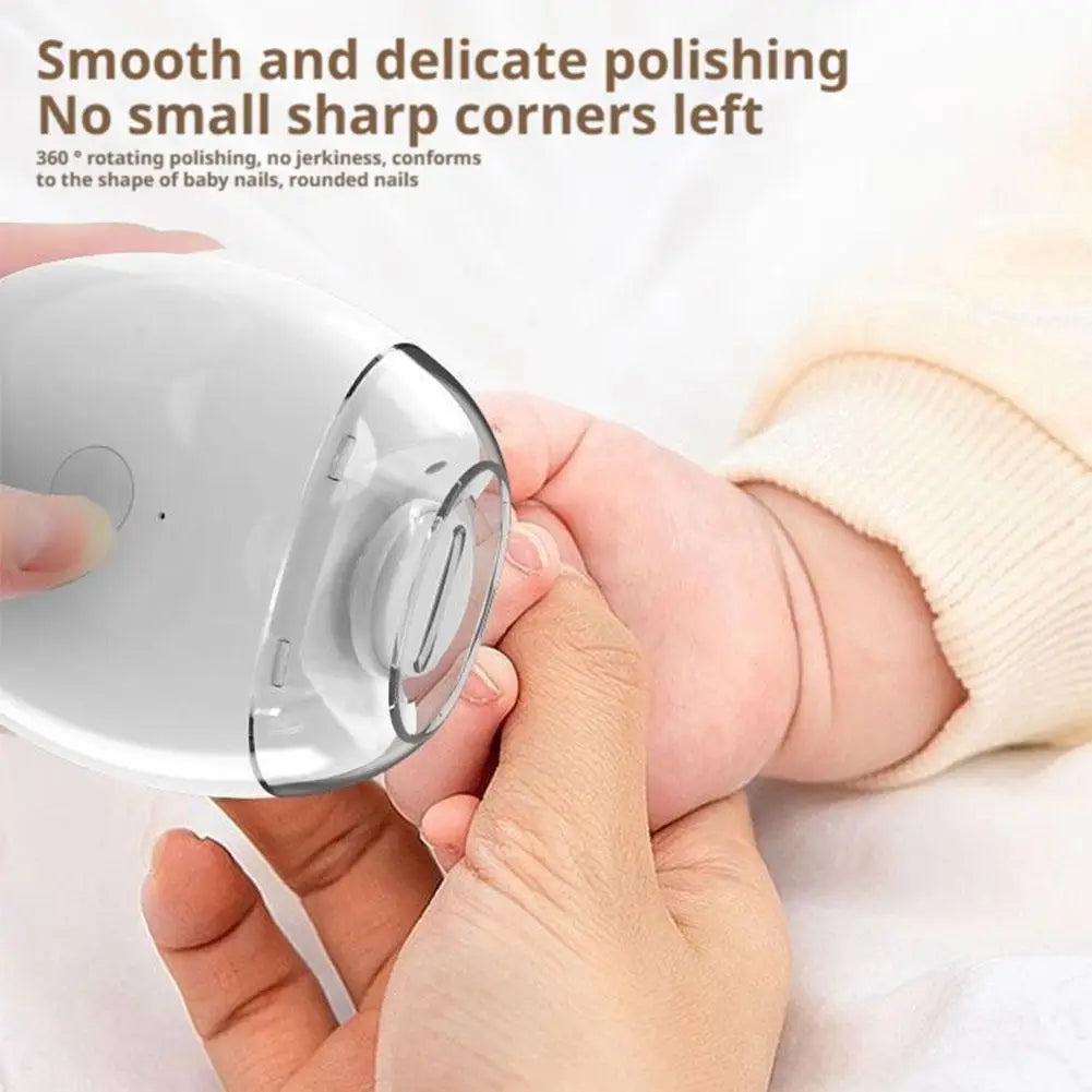 2-in-1 Electric Nail Clipper & Grinder with LED – Baby & Adult Electric Nail Grinder Oasis Select