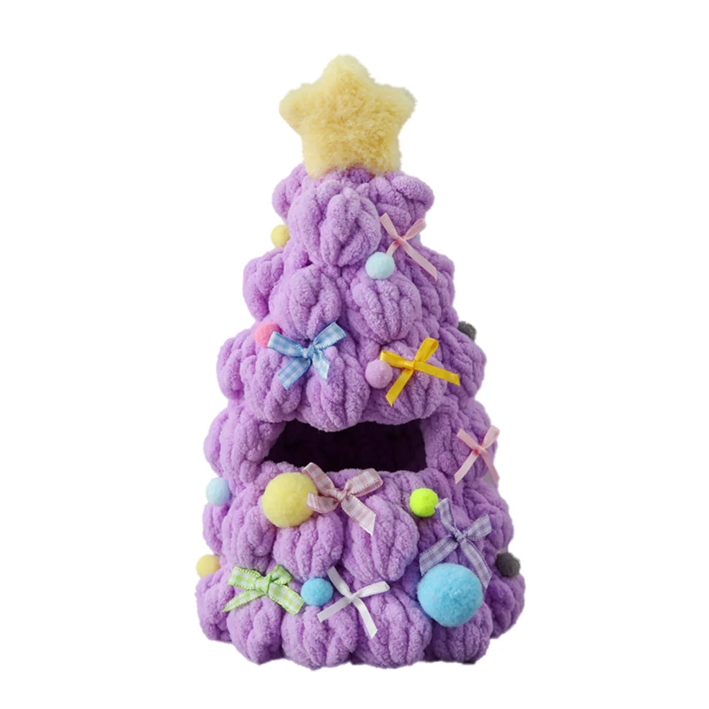 Handmade Crochet Christmas Tree Doll Outfit | 17cm Plush Doll