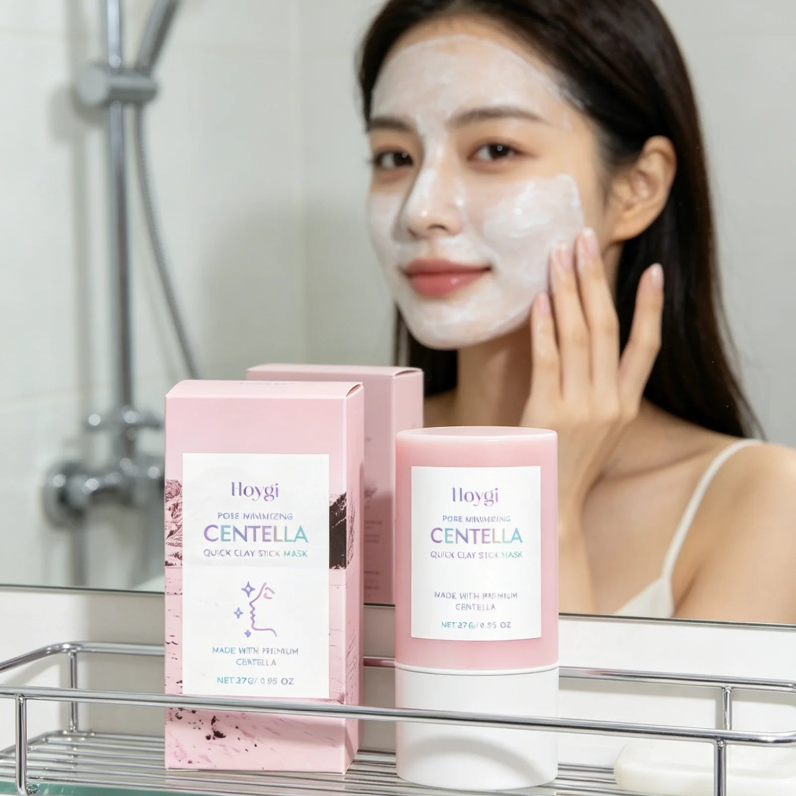 Hoygi Centella Clay Stick Mask – Pore Minimizing & Moisturizing Clay Face Mask Oasis Select