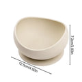 Cat Food Bowl Dish Pet Feeder Bowl Spill-Proof Dog Bowl With Strong Suction Cup Base Outdoor Portable Outdoor Water Food Bowls Oasis Select Beige