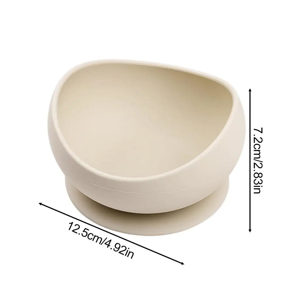 Cat Food Bowl Dish Pet Feeder Bowl Spill-Proof Dog Bowl With Strong Suction Cup Base Outdoor Portable Outdoor Water Food Bowls Oasis Select Beige