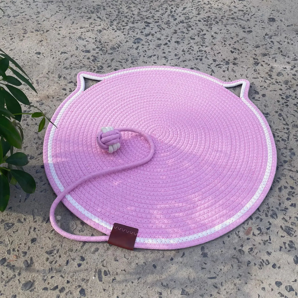 Multipurpose Cat Scratching Mat with Toy Ball Cat Bed Soft Wear-resistant Cat Bed Dog Mat Pet Sleeping Mat for All Seasons Oasis Select G 43cm