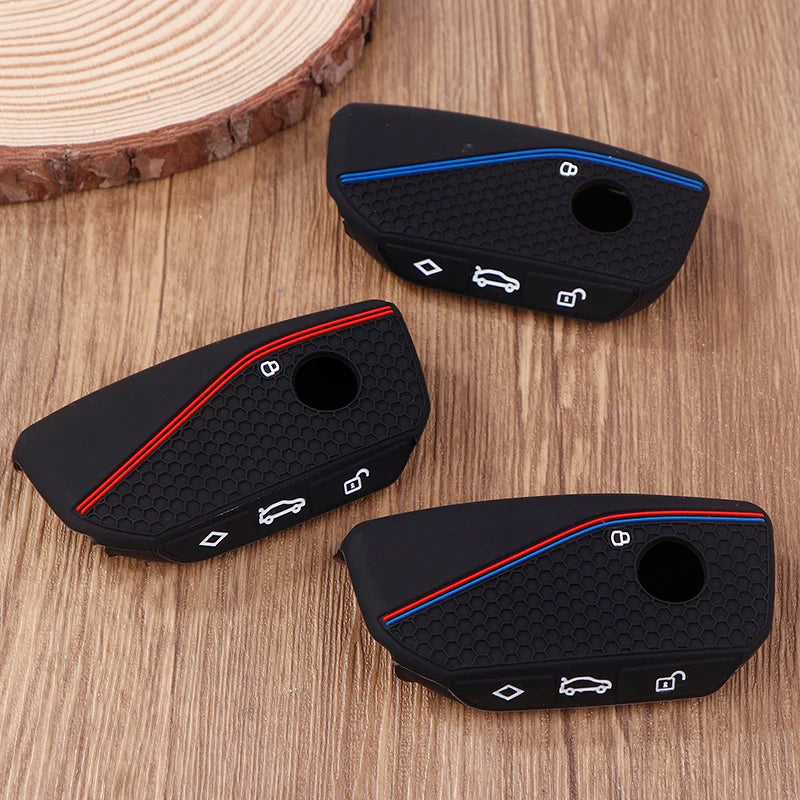 Pro-grade Silicone Car Key Cover Shell for I7 X7 G07 LCI IX I20 X1 U11 7 Series G70 G09 XM U06 G81 M3 Key Mantle Oasis Select