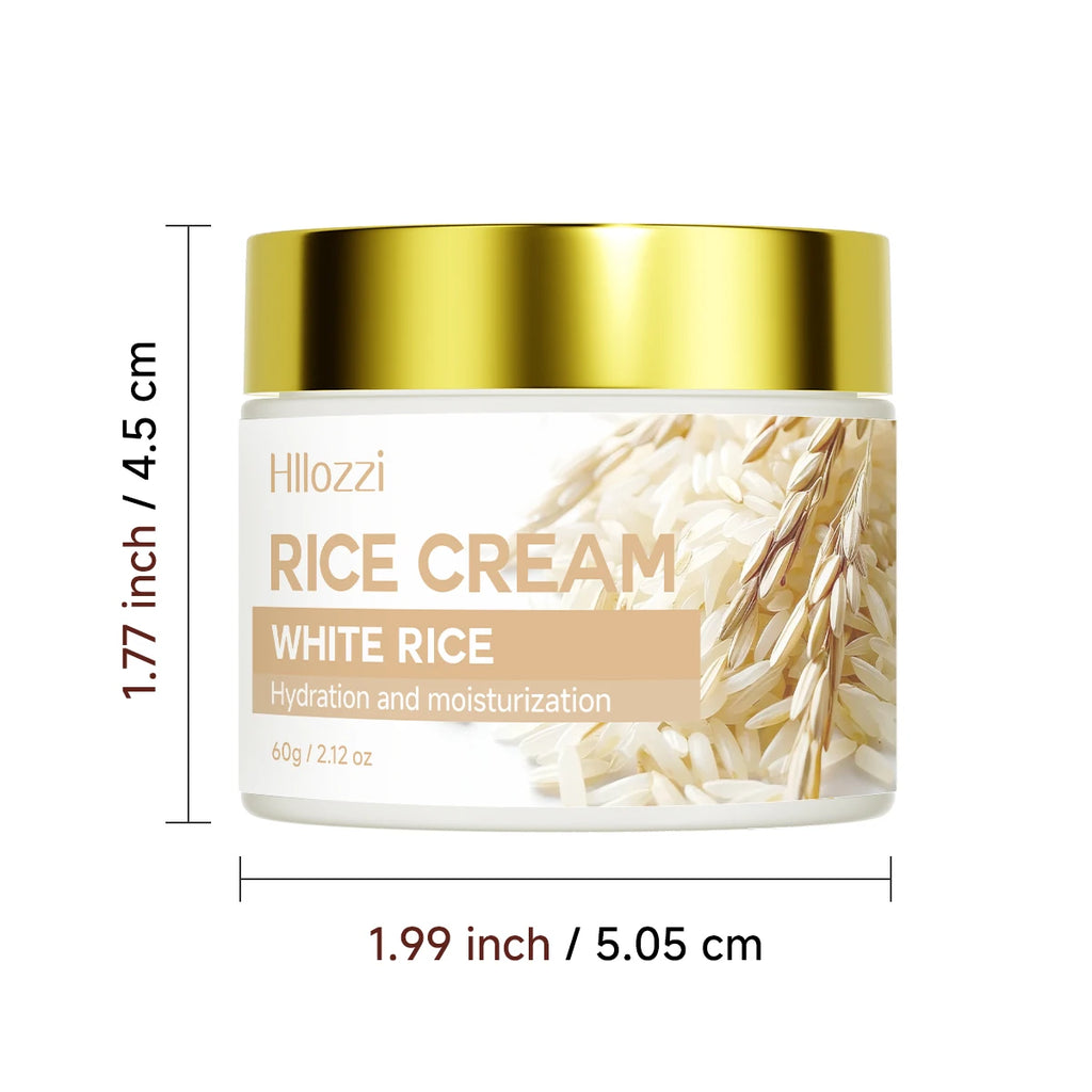 Rice Cream, Refines Pores, Deeply Brightens Skin Tone, Enhances Glow, Makes Skin Look Lighter, Brighter, or More Radiant Oasis Select