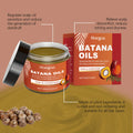 Hoegoa Batana Hair Growth Cream Repair Damaged Scalp Massage Deeply Cleansing Mask Healthier Roots Hair Nourishing Conditioners Oasis Select 100g Boxed