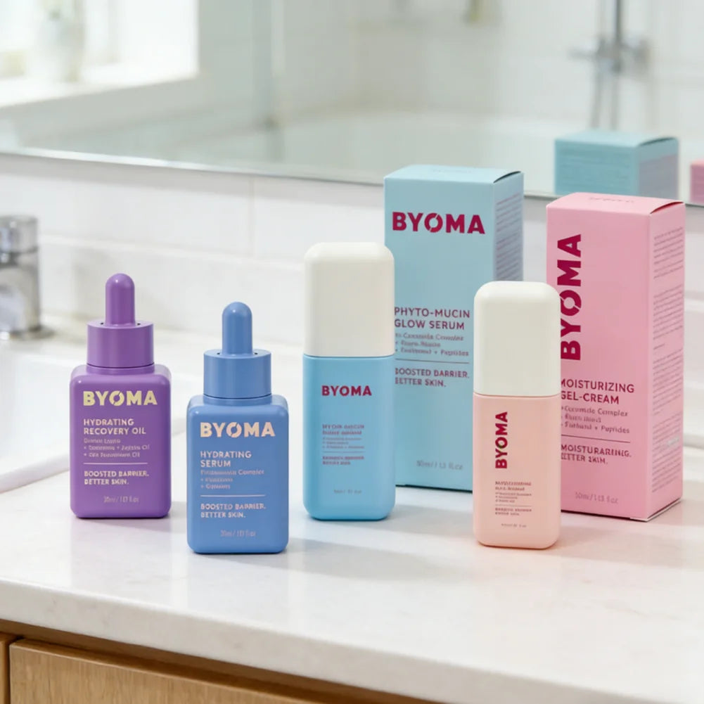 BYOMA Moisturizing Facial Oil Hydrating Serum Deep Nourishment Skin Essential Oil Anti Dryness and Anti Sensitivity Skincare Oasis Select