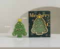 Christmas Scented Candle with Box Mini Christmas Tree Shape Fragrance Candle Home Decor Candle Gift for Friends Women Souvenir Oasis Select As show
