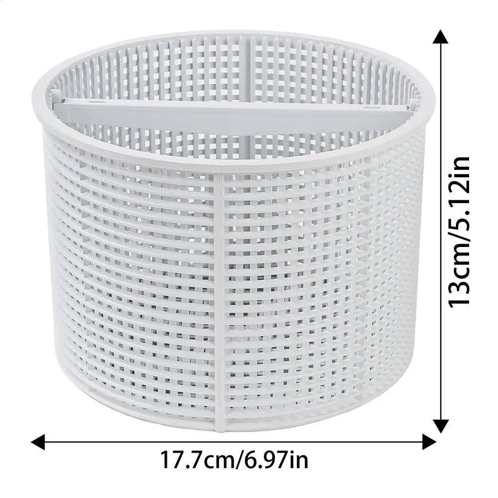 Pool Skimmer Basket Ground Skimmer Basket Effective Strainer Cleaner Supplies Basket For Leaves And Debris Removal Hot Tubs Oasis Select White