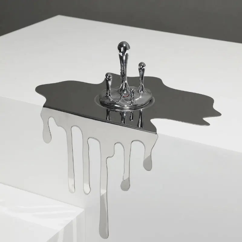 Modern simple stainless steel water drop reflection decoration living room porch office study soft decoration room decor Oasis Select