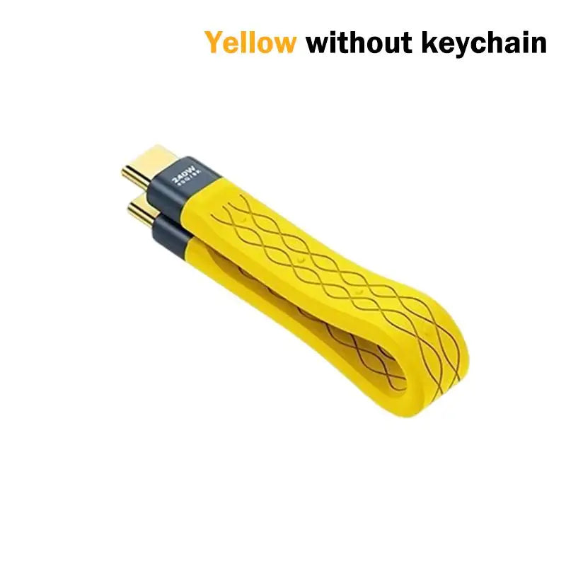 USB4 Cable PD240W Fast Charging Dual Type-C 40Gbps 8K Video Thunderbolt 4/3 Compatible Office Laptop Users Hot Sale New 2026 Oasis Select A3 without keychain