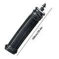 39-inch car air vent duct car cooling fan quick installation foldable and easy to store air supply duct straight through to tent Oasis Select Black