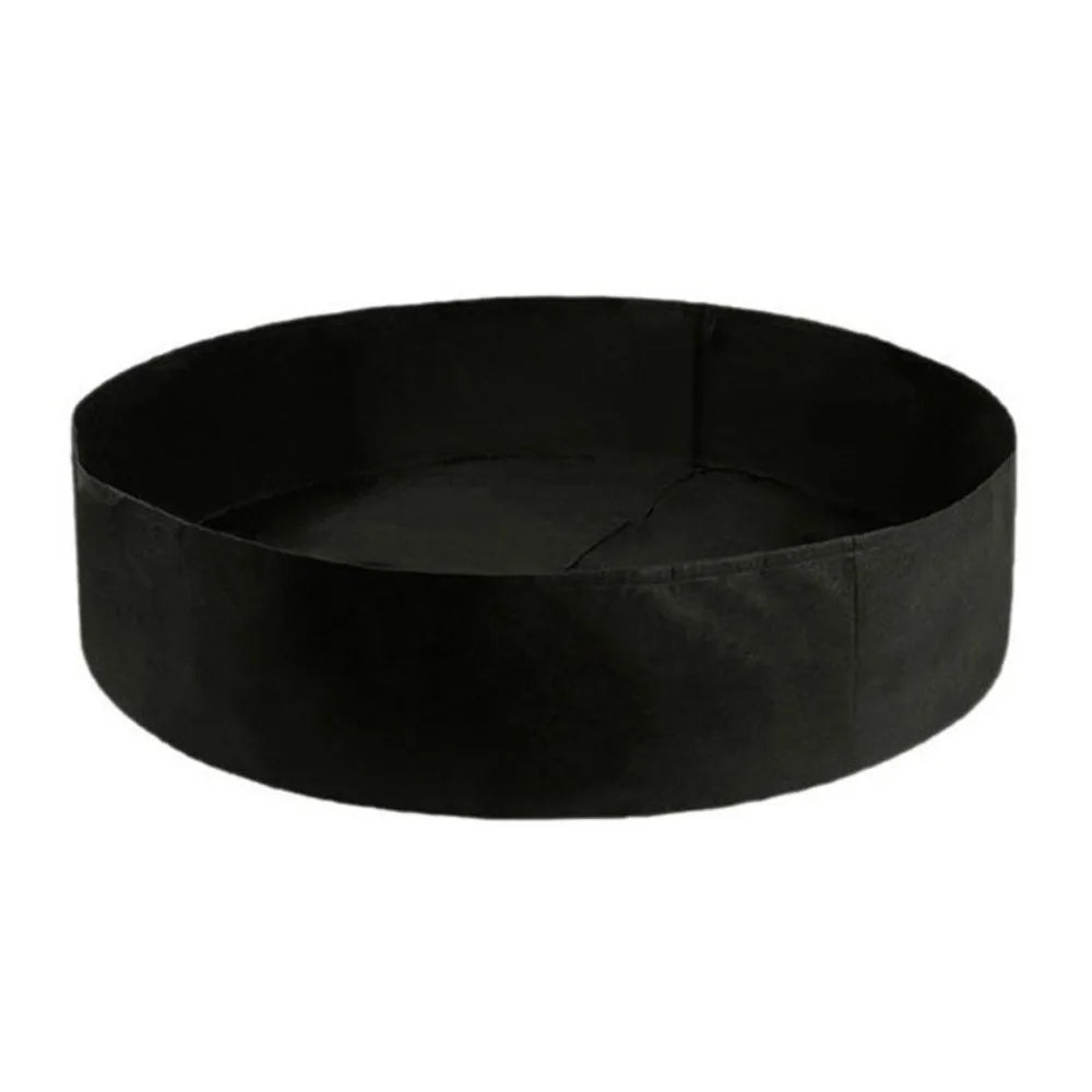 Home Supplies Felt Growth Bag Durable Round Planting Bucket Wear-resistant Resistant Dirt Planting Seedling Bag Pot and Planting Oasis Select Black XXXL